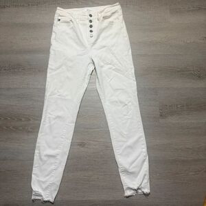 Kancan White High Waisted Kancan Size 7